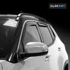 in-Channel Incredibly Durable Rain Guards for Jeep Compass 2017-2026, Original Window Deflectors, Vent Window Visors, Vent Deflector, 4 pcs. - 617264