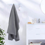 Extra Large Bath Towels, Microfiber Bath Sheet Towels for Body, 2 Pack 35" x 70", Oversized, Soft, Super Absorbent, Fast Drying, Perfect forSauna, Shower, Sport, Fitness, Yoga, Grey