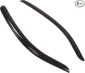 Outside Mount Window Vent Visors Rain Guards Compatible with Toyota Tundra REG Cab 2007-2016 | Side Window Wind Deflectors Rain Shields | Smoke Tinted, 2 Pcs Set, DGWV-458