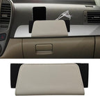 Car Seat Side Storage Pocket, Leather Foldable Auto Door Storage Box, Waterproof Car Trash Can Organizer, Multifunctional Vehicle Interior Accessories for Phones, Glasses, Keys, Cards (Beige)