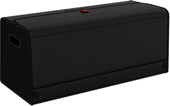 Car Trunk Organizer for SUV,Car Organizers and Storage with Collapsible Storage, Magnetic Lid Large Capacity for SUV, Truck, MPV (Carbon Black, XXL-29.5×13×12.5 IN)
