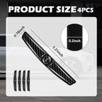 4PCS Carbon Fiber Car Door Protector Edge Guards,Thicker Door Guard for Cars Provides Impact and Anti-Scratch Protection,Universal Self-Adhesive Doors Protectors for Vehicles (Sport)