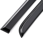 Tape-on Sun/Rain Guard Side Window Visor Deflectors Rain Guards for GMC Acadia 2007-2016 for GMC Acadia Limited 2017 for Saturn Outlook 2007-2010，Window deflectors