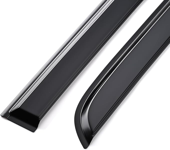 Tape-on Sun/Rain Guard Side Window Visor Deflectors Rain Guards for GMC Acadia 2007-2016 for GMC Acadia Limited 2017 for Saturn Outlook 2007-2010，Window deflectors