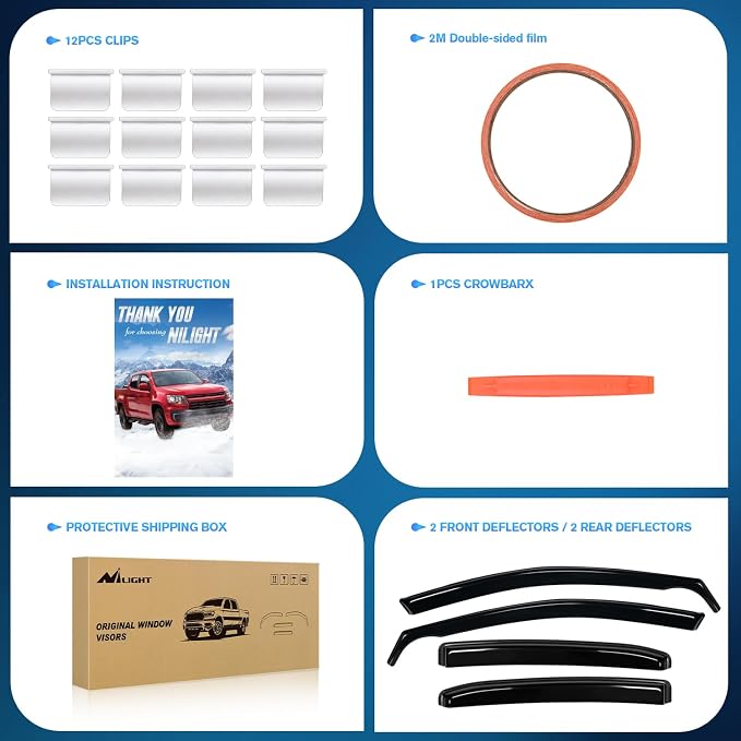 in Channel Window Rain Guards for Toyota Camry 2018 2019 2020 2021 2022 2023 2024 Vent Window Visors, Window Deflectors-4PCS