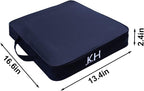 Black Thick Stadium Seat Cushion, Portable Seat Pad for Kayak, Canoe, Boat, Bleacher & Indoor Outdoor Use