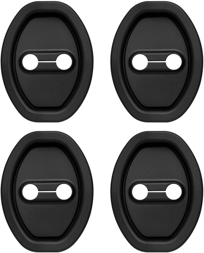 4PCS Upgraded Car Door Latch Guard Cover,Silicone Car Door Lock Cover for Car Door Protector and Noise Reduction,Universal Automotive Exterior Accessories (4 PCS)