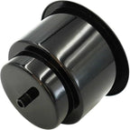 Black Plastic Cup Drink Holder Insert with Drain for Boat Car Marine Rv, 8PCS