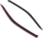 Outside Mount Window Vent Visors Rain Guards Compatible with Lexus SC300 SC400 1992-2000 | Side Window Wind Deflectors Rain Shields | Smoke Tinted, 2 Pcs Set, DGWV-503