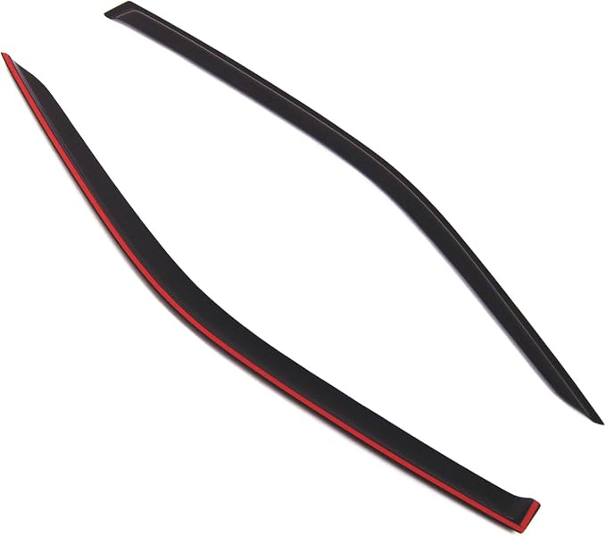 Outside Mount Window Vent Visors Rain Guards Compatible with Lexus SC300 SC400 1992-2000 | Side Window Wind Deflectors Rain Shields | Smoke Tinted, 2 Pcs Set, DGWV-503