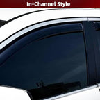 in Channel Rain Guards Fits for Honda Civic 2016-2021 Sedan 4-Door, Durable Window Visors Wind Deflector Vent Shade Shields, 2017 2018 2019 2020 2021-4PCS