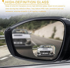 2PCS Blind Spot Mirror, Side Mirror Blindspot, Adjustable Wide Angle Convex Side Rearview Mirrors, Car Exterior Accessories HD Glass Frameless Convex Rearview Universal for Sedan SUV Truck