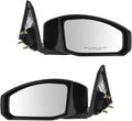 2 Piece Driver and Passenger Side Mirror Assembly Set Electric Adjustment Heated No Memory Black Compatible with 2003-2009 Nissan 350Z NI1320209 NI1321209