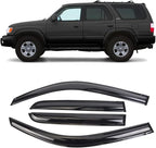 Durable Window Deflector for 1996-2002 Toyota 4 Runner, Original Tape-on Window Visors,rain Guards for Cars, 4 PCS WV94751