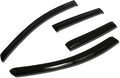 4Pcs Tape-On Window Visor Rain Guard Compatible with 2007-2012 Nissan Versa Sedan Hatchback, Rain Shields Vent Shade Wind Deflector, Acrylic