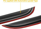 Window Rain Guards for 2007-2013 Chevy Silverado/GMC Sierra 1500/Avalanche, 07-14 Silverado/Sierra 2500HD 3500 HD/Suburban/Yukon XL Window Visors Vent Guard Shade Deflector Crew Cab