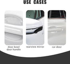 14 PCS Car Door Handle Scratch Protector, Transparent Car Door Cup Rear View Mirror Protector, Waterproof Bumper Trim Guard Sticker, Universal Auto Exterior Accessories Protection Film