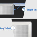 Clear Rubber Edge Trim, Self-Adhesive Transparent Edge Protector for Sheet Metal, Glasses or Flexi Glasses, Flexible Silicone Rubber Material, Fit 1/8"(3mm), U Channel Edge Guard