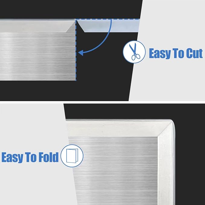Clear Rubber Edge Trim, Self-Adhesive Silicone Edge Trim, Edge Protector for Sheet Metal, Glasses or Flexi Glasses, Silicone Rubber Material, Transparent Color, Fit 1/4"(6mm), U Channel Edge Guard