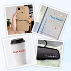 3PCS I Love You Drive Safe Mirror Sticker Car Decals for Women, 2025 Cute Car Rear View Mirror Stickers for Women,Cars Accessories Valentines Day Gifts for Her/Him (White)