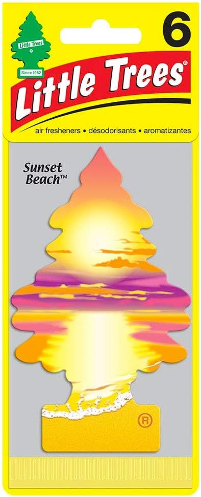 Car Air Freshener 6-Pack (Sunset Beach)