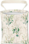 Car Trash Can, Cute Car Trash Bag, Hanging Car Organizer and Storage Bag, Trash Bin for Car Accessories, Vehicle, Travelling, Camping Cute Golden Leaf
