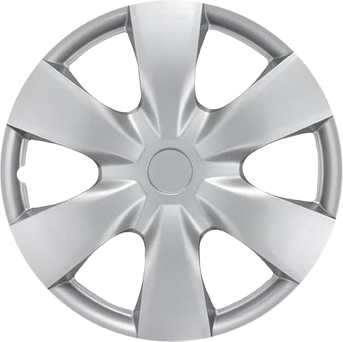 15 Inch OEM Design Hubcaps for Car Automobiles, Refresh Your Car's Look, Exterior Car Accessories Hub Caps, Durable Secure Adjustable Fit with Metal Retention Rings - Fits 15" Rims Wheels