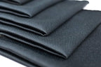 Diamond Weave Glass & Window - Detailing Towels to Polish Mirrors & Chrome, Snakeskin Like Texture, Lint-Free, Streak-Free, 280gsm, 16in. x 16in, Black (6-Pack)