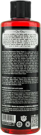CWS20816 Watermelon Snow Foam Car Wash Soap, (Works with Foam Cannons or Bucket Washes) Safe for Cars, Trucks, Motorcycles, RVs & More, 16 fl oz, Watermelon Scent