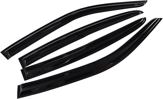 Window Visors Shade Sun Rain Wind Guards Deflectors Cover Acrylic Outside Replacement for 2011-2020