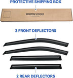 Window Visors Rain Guards for 2021-2026 Nissan Rogue, Out-Channel Window Vent Wind Deflectors Visors Shades for 21-26 Rogue (Not for Nissan Rogue Sport & Select)