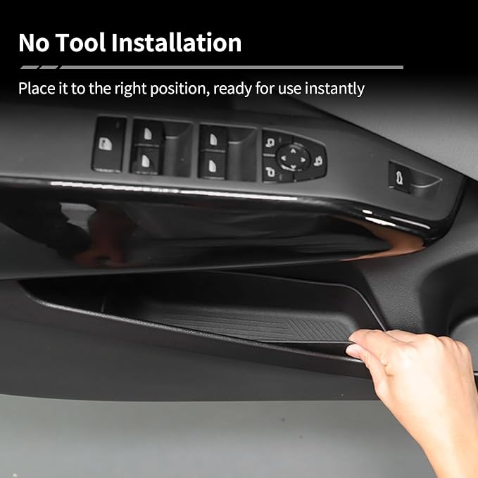 10PCS TPE Car Door Organizer Tray for BMW X3 G45 2025 2026 | TPE Door Organizer Pocket Liners for X3 2025 2026, Front Rear Door Insert Tray Organizer Slot Storage