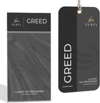 3PCS Greed Disposable Air Fresheners for Men | Long Lasting Car Air Freshener with Greed Fragrance | Lasts for 2 Weeks | Strong Car Perfume with Odor Eliminating Technology | by