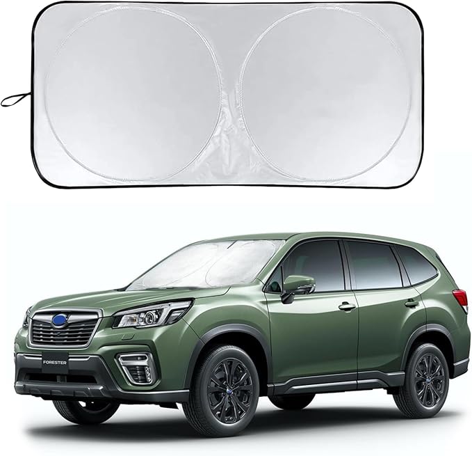 for Forester SUV Windshield Sun Shade Car Sunshades, Custom-fit 2019-2023 2024 Subaru Forester Windshield Cover Front Window Sun Visor Shield Keep Vehicle Cool Interior Accessories