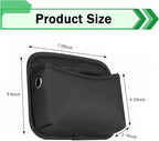 Car Organizer, Car Door Trash Can, Multi-pocket Organizer for Cards Mobile Phones Sunglasses, Portable Multi-position Installation Parts (Black)