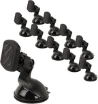 MAGWSM-10PKFLT MagicMount Magnetic Suction Cup Phone Mount for Car Dashboard or Windshield, 360° Adjustable Magnet Head, Universal Cell Phone Holder for iPhone, Samsung & More (Pack of 10)