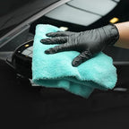 Microfiber Drying Towel Car Wash Drying Towel, 6 Pack Super Plush Edgeless Car Wash Towels for Auto Detailing, 16.1x17.7 in, 420GSM, Teal Blue-MT039