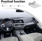 Car Stereo Install Kit Pair Audio Bracket for Double Din Radio Mount Navigation Audio Stand Iron Body Bracket for Secure Headboard Mounting 2 Pcs