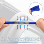 19.7Ft(6M) Blue Car Door Edge Guards, U-Shape Rubber Door Protector Edge Strip,Easy to Cut No Need Adhesive Fit for Most Vehicles