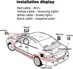 Car Parking Sensors Kit Reverse Radar parktronic System Auto Electronics Vehicle Back Assistant Reverse 8 Sensor (Grey)