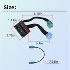 Main Connector Integration Adapter,Adaptor for Sirius Antenna Compatible with 2019-2022 Dodge Ram UCONNECT 5 with 5" Or 8.4" Radio
