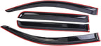 Window Visors Rain Guards Deflector 4 Piece Set for 2015-2022 Chevrolet Chevy Colorado & GMC Canyon Crew Cab 94995