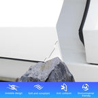 4PCS Car Door Edge Guard Sticker, Anti-Collision Self-Adhesive Vehicle Door Corner Protector, Anti-Rub Automotive Exterior Edge Cover Decor, Universal for Truck SUV Sedan