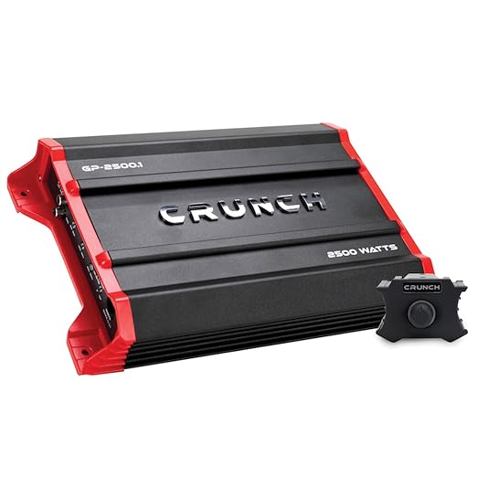 Ground Pounder GP-2500.1 2500 Watt Monoblock Amplifier