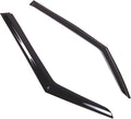 WD2-783 Dark Smoke 2 Pcs Set Window Visor (Outside Mount) Deflector Rain Guard Compatible with 2013-2016 Mini Paceman