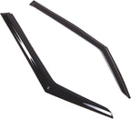 WD2-783 Dark Smoke 2 Pcs Set Window Visor (Outside Mount) Deflector Rain Guard Compatible with 2013-2016 Mini Paceman