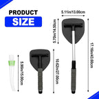 Car Detailing Kit, Extendable Windshield Cleaner with 5 Upgraded Reusable Microfiber Pads | Interior/Exterior Auto Glass & Wheel Cleaning Tool