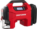 3-in-1 Tire Inflator, 160PSI Portable Air Compressor/Car Vacuum/Dust Blower, 20V Cordless & 12V Car Power, Air Pump with LED Light for Cars Trucks RV Tires (Battery Sold Separately)