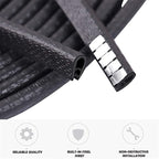 Universal Car Door Guards 33Ft(10M), Rubber U Shape Edge Trim Protection Strip, Black No-Glue Design Fits Most Vehicles