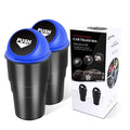 Cup Holder Trash Can, Leakproof Car Trash Can with Lid, Trash Bin for Car Accessories, Mini Garbage Bin Organizer for Automotive Office Home Kitchen, Applicable to Women and Men